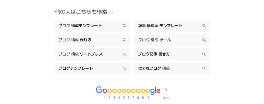 「他の人はこちらも検索」の例